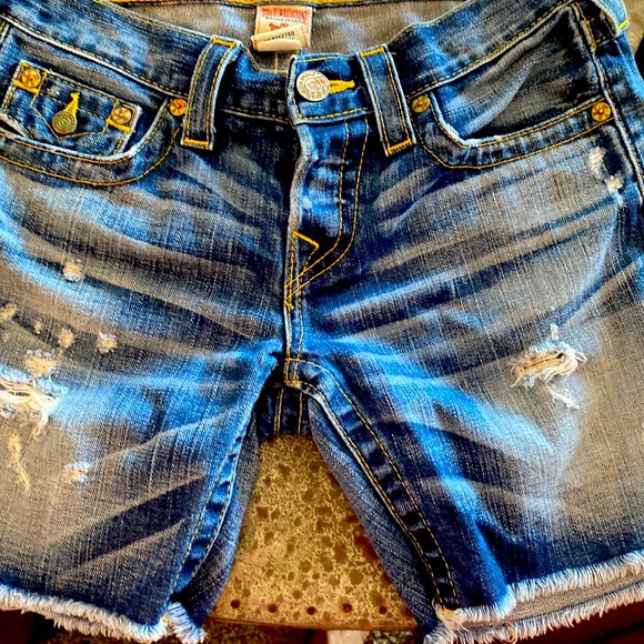 True Religion Pants - True religion size 26 Jean shirts frayed